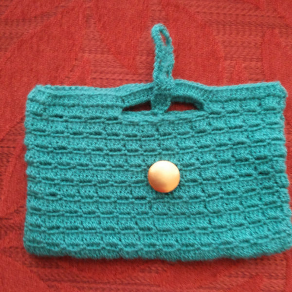 Sea green Clutch